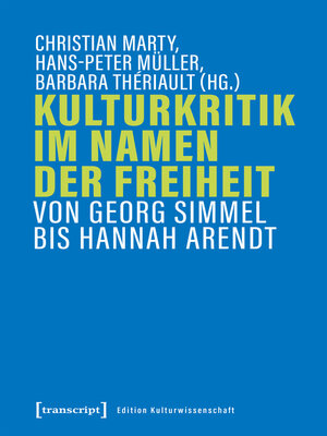 cover image of Kulturkritik im Namen der Freiheit